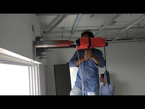 RCC Wall Core Cutting for Air Conditioner Installation