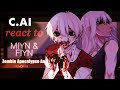 C AI REACT TO M YN F YN Apocalypse Au 1 WIP Discontinued Cringe