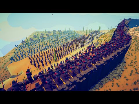 100x MEDIEVAL ARMY SIEGE ENEMY FORT - Totally Accurate Battle Simulator TABS