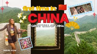 china vlog 🇨🇳 first time visiting the Great Wall of china, trying local foods &amp;amp; exploring beijing