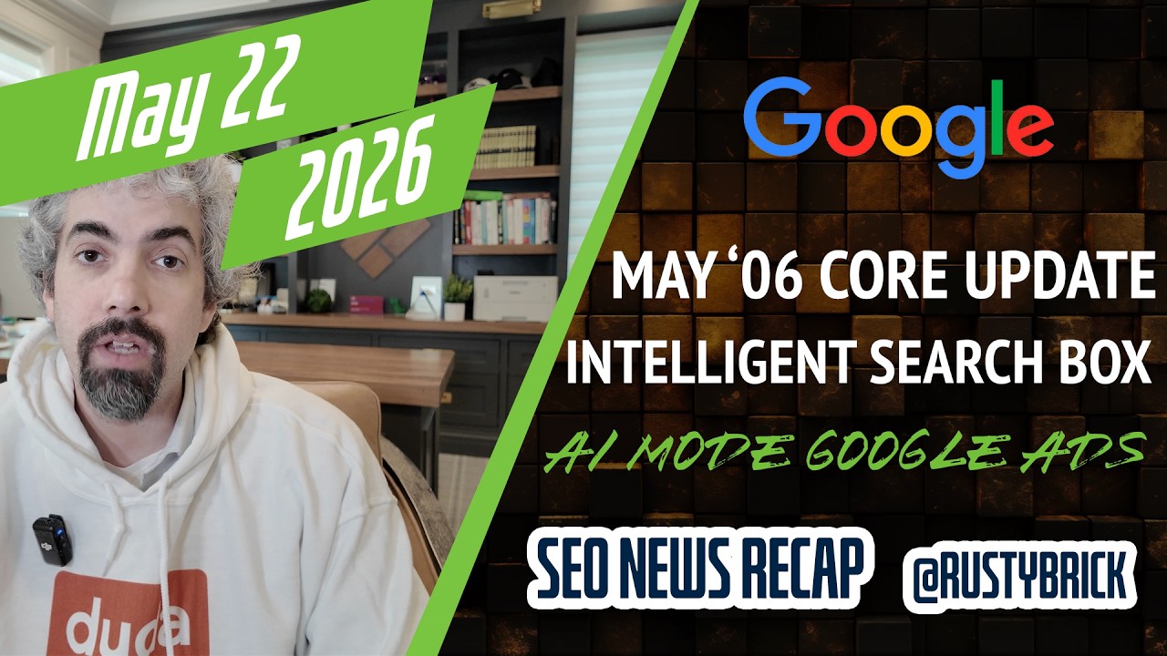Video: Google's New Search Box, Gemini 3.5 Flash Powers AI Mode, New Google Ads, Ranking Volatility & More I/O GML News