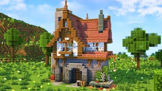 Minecraft | How to build a Medieval House
