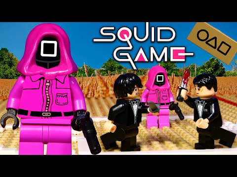 LEGO Мультфильм ИГРА В КАЛЬМАРА / ЛЕГО Squid Game / Stop Motion, Animation