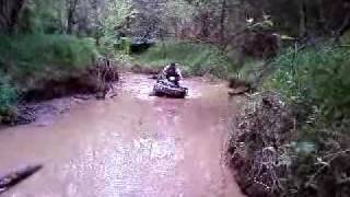 preview picture of video 'Arctic Cat 400, Yamaha 400 @ Aquilla Creek'