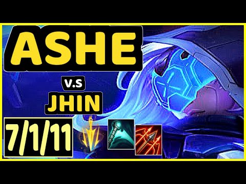 SARKIS (ASHE) vs JHIN - 7/1/11 KDA BOTTOM ADC GAMEPLAY - BR Ranked GRANDMASTER