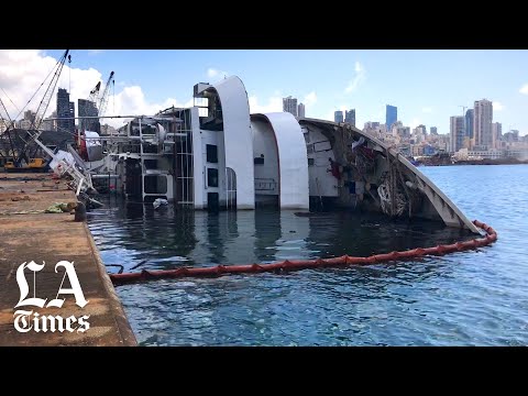Aftermath of explosion at Beirut port