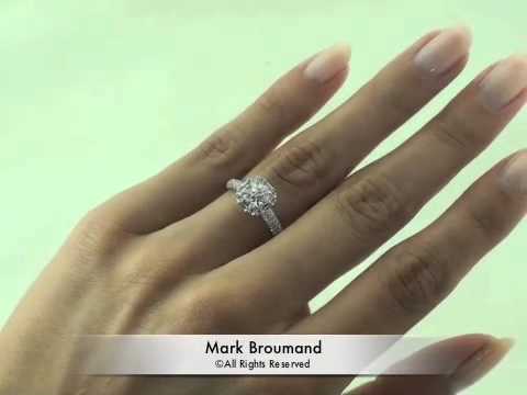 2.02ct Cushion Cut Diamond Engagement Anniversary Ring - Mark Broumand