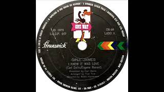Ginji James - I Knew It Was Love