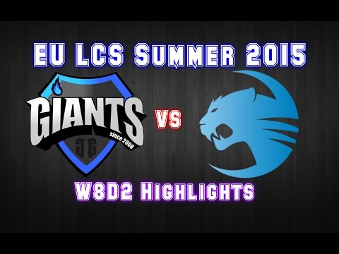 Giants Gaming vs ROCCAT - HIGHLIGHTS - EU LCS Summer 2015 - W8D2 - League of Legends