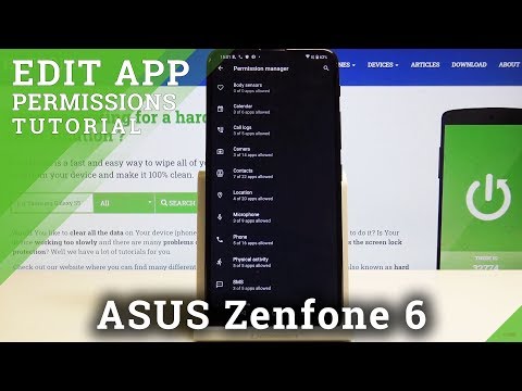 How to Allow App Permission in ASUS Zenfone 6 – Permission Manager