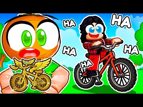 Bisiklet Yarışında NOOB Gibi Davrandım Sonra PRO BİSİKLET Aldım! 🚲 | Roblox