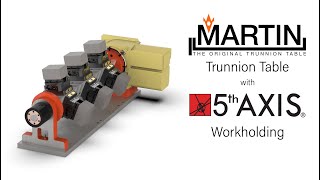 Martin Trunnion Table with 5th Axis Workholding