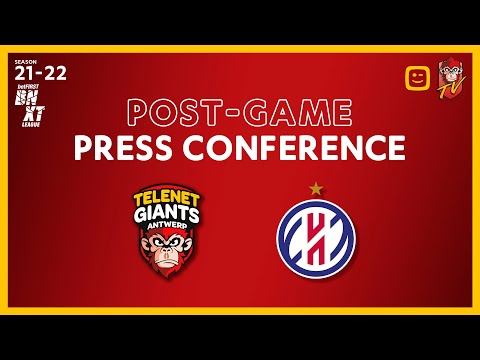 POST-GAME PRESS CONFERENCE | Night of the Giants | Telenet Giants Antwerp vs Heroes Den Bosch (NL)