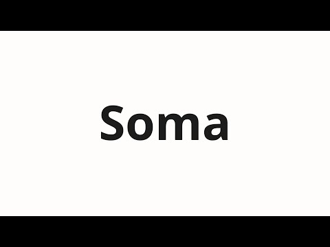 How to pronounce Soma