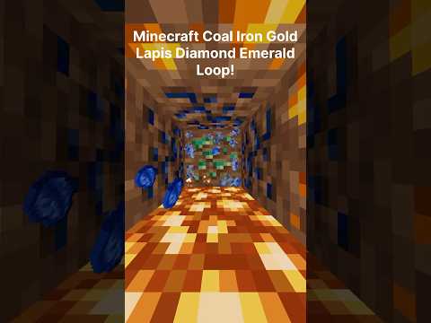 Insane Minecraft Loop! Coal Iron Gold & More!