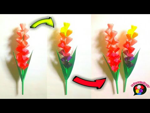 DiY Flower, How to make handmade flower for home decoration.
