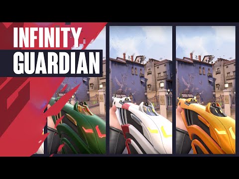 Infinity Guardian Skin Showcase [4K] - Valorant Battlepass Skins