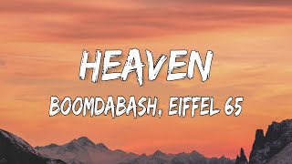 Boomdabash, Eiffel 65 - Heaven (Testo / Lyrics)
