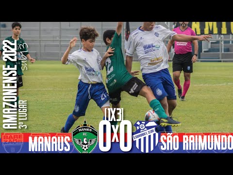 Manaus 0 (1)x(3) 0 São Raimundo - 3º Lugar / Amazonense SUB13 2022