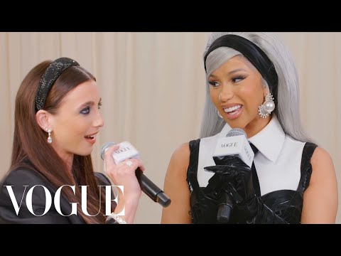 Cardi B Still Gets Nervous Before a Red Carpet | Met Gala 2023 With Emma Chamberlain | Vogue