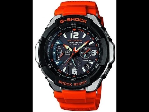 Обзор и настройка часов Casio G-shock GW-3000M-4A [5121]