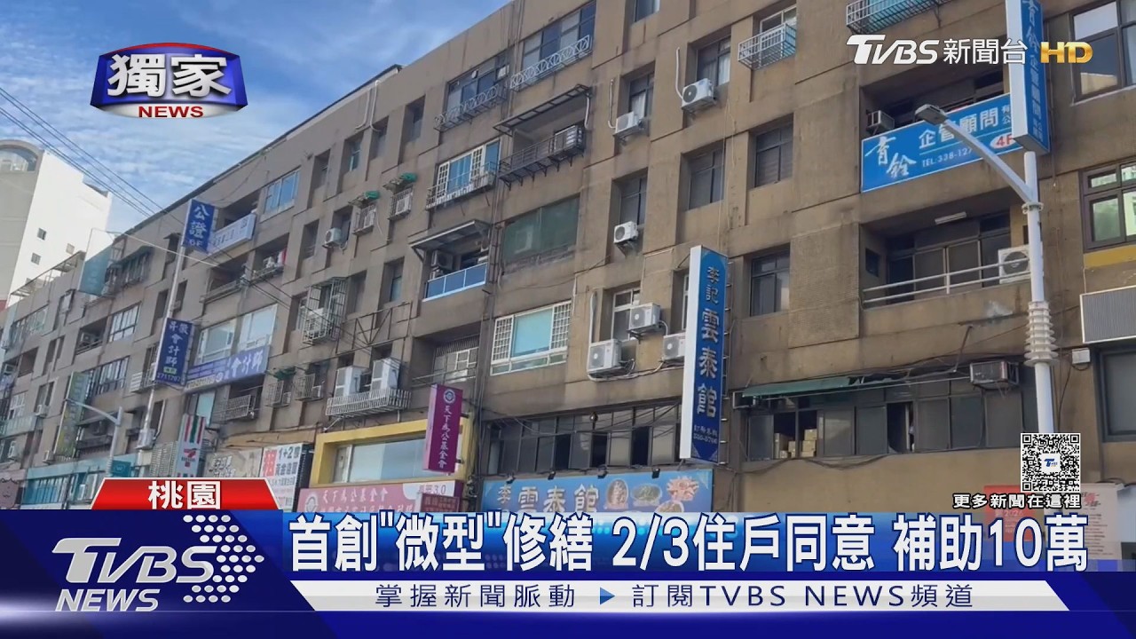 獨家影音/老公寓燈不亮、門鈴壞? 桃園祭10萬補助 免管委會也能領