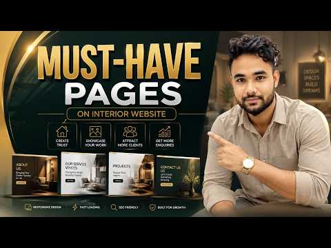 Interior Design Company Website — client website video