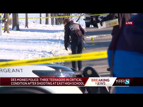 Suspects in custody in shooting outside of East High in Des Moines