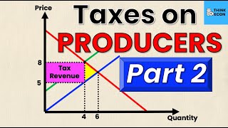 Taxes on PRODUCERS | Part 2 | Tax Revenue and Deadweight Loss of Taxation | Think Econ