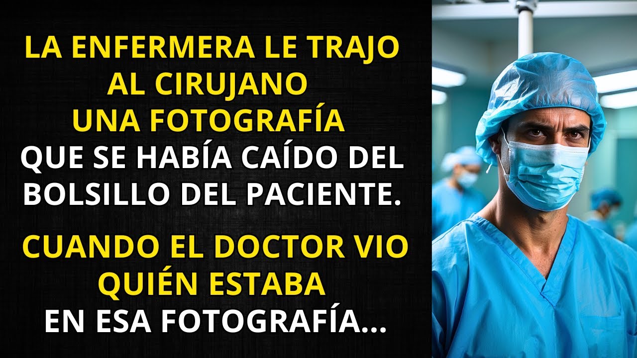 LA ENFERMERA LE TRAJO AL CIRUJANO UNA FOTOGRAFÍA QUE SE HABÍA CAÍDO DEL BOLSILLO DEL PACIENTE...