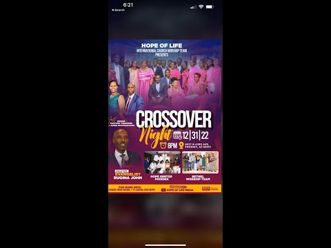 New Year Eve Service | 12/31/2022 | Hope of Life International Church.