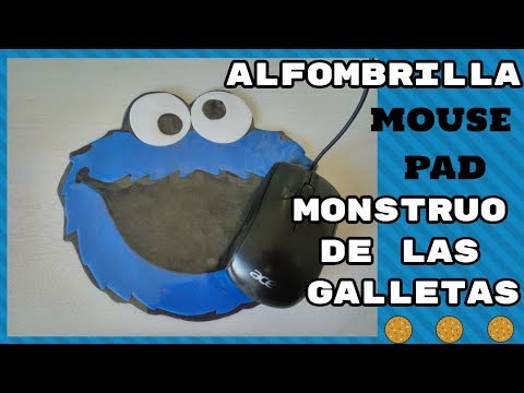 Alfombrilla para ratón Monstruo de las Galletas - YouTube