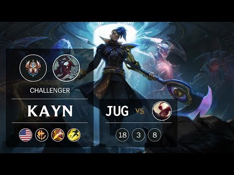 Kayn Jungle vs Lee Sin - NA Challenger Patch 9.5