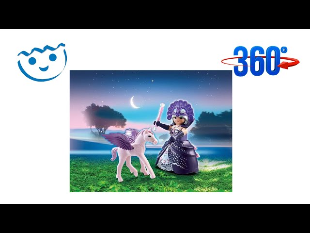 Vídeo relacionado con PLAYMOBIL Huevos - Reina Luna con Bebé Pegaso (6837)