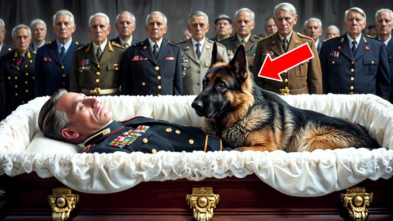At The Funeral, A K9 Dog Jumped Onto The Veteran’s Body—What Happened Next Left Everyone In Tears…