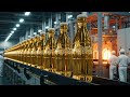 Inside The Golden Coca Cola Factory That Produces Only 100 Bottles Yearly Worth 5 Million Total