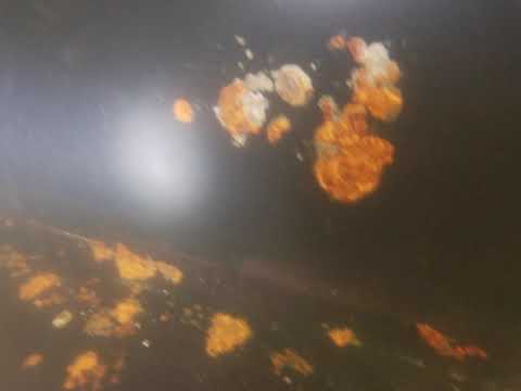 Rust on sailboat keel