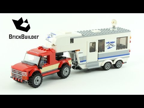 Vidéo LEGO City 60182 : Le pick-up et sa caravane