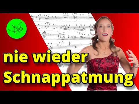 Schnappatmung beim Singen vermeiden