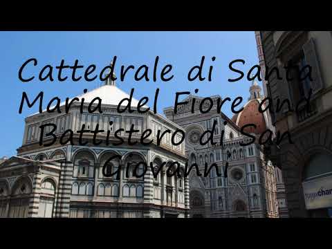 How to say Cattedrale di Santa Maria del Fiore and Battistero di San Giovanni in English?