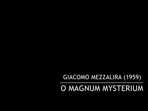 G. Mezzalira O magnum mysterium