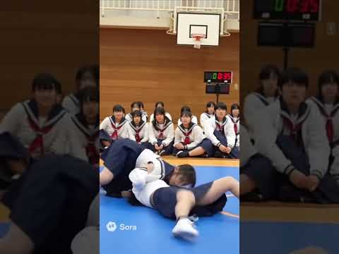 女子高校生が制服でレスリングをします（リクエスト作品）#ai #aiart #jk #motivation #funny #automobile 