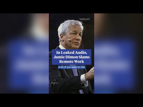 JPMorgan CEO Jamie Dimon GOES OFF on Remote Work at Town Hall Meeting