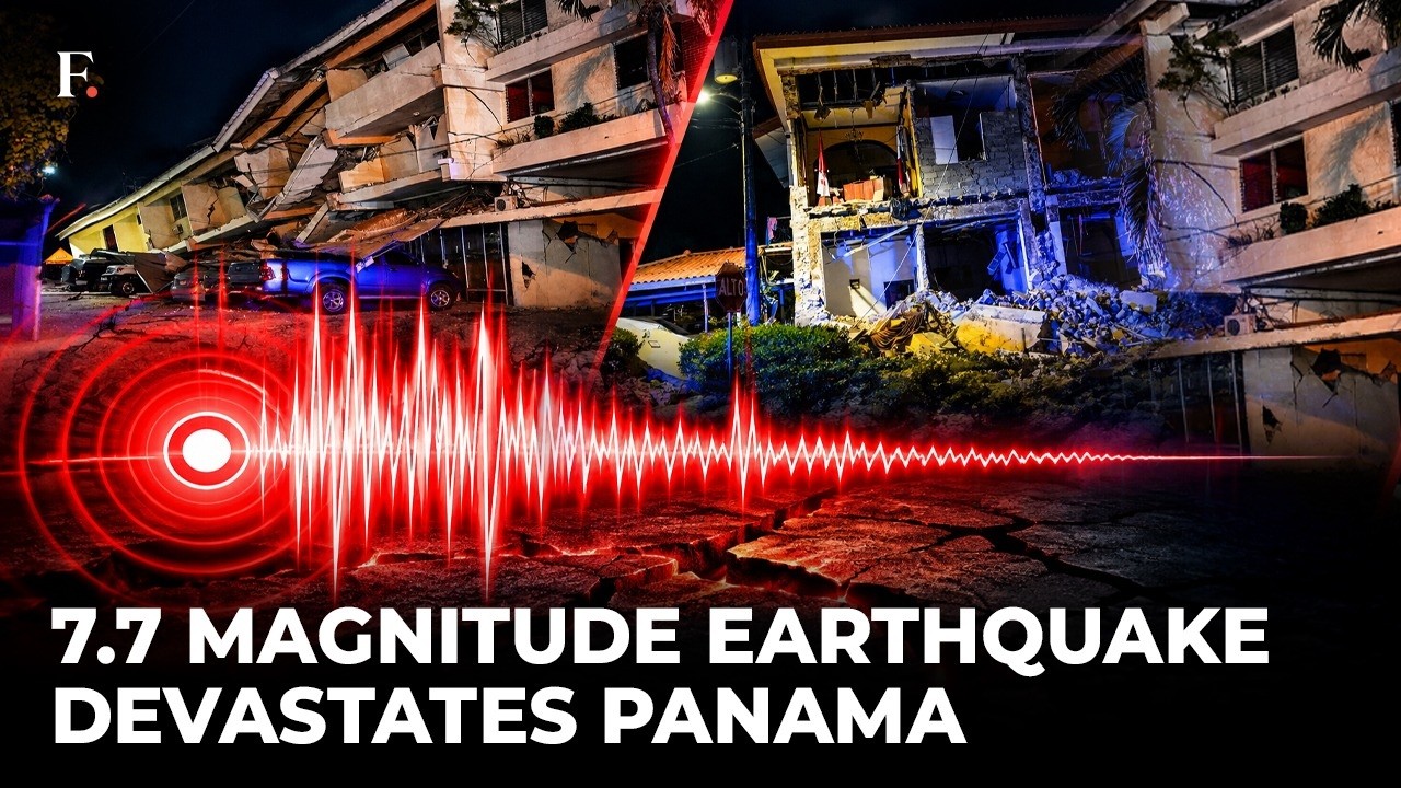 On Cam: 7.7 Magnitude Earthquake Hits Panama, Triggers Tsunami Warning | FP Video