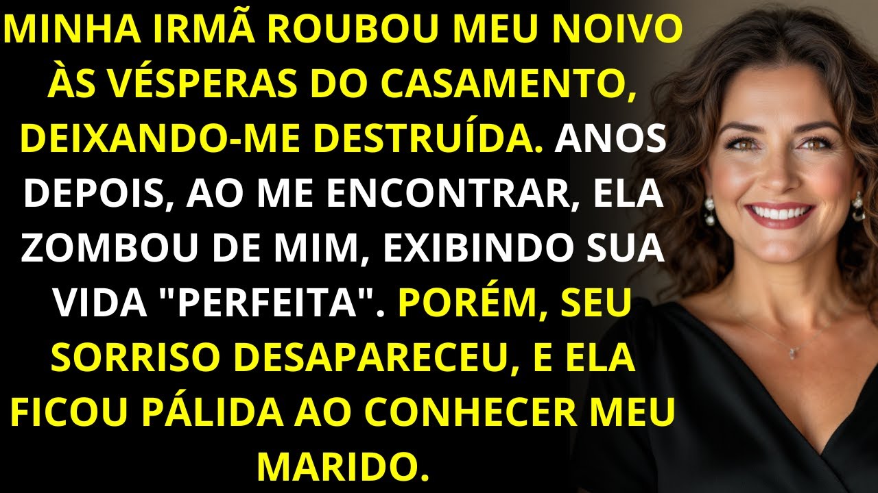 Minha irmã roubou meu noivo. Anos depois, zombou de mim, mas ficou em choque ao ver meu marido