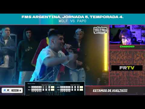 ENEMIGOS CANTADOS. REACCIONANDO A WOLF VS PAPO, FMS ARGENTINA, JORNADA 5, TEMP 4.