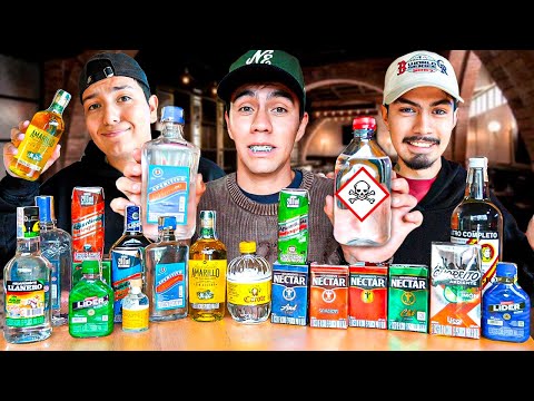 We tried all the spirits on the market, both illegal and legal.