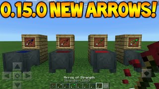 0.15.0 NEW ARROWS!! Minecraft Pocket Edition 0.15.0 Tipped Arrows FULL Guide (Minecraft PE)