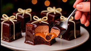 Mini Chocolate Cakes with a Caramel Center – so easy to make at home!