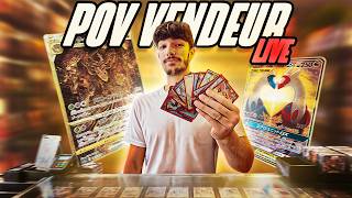 LIVE POV VENDEUR POKEMON EN BOUTIQUE